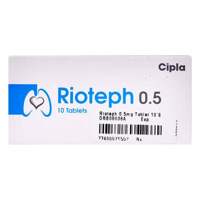 Rioteph 0.5mg Tablet 10'S - Hypertension-Oah