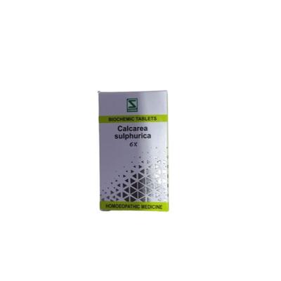 Dr.Willmar Schwabe Calcarea Sulphurica Biochemic Tablet 6X 25 gm - Bio-Chemic