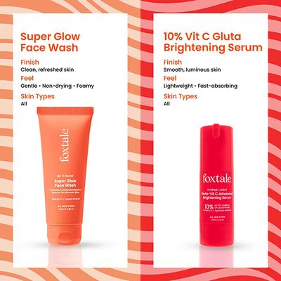Foxtale Forever Glow Combo - Brighter, Even & Sun-Protected Skin 1's - Facial Kits