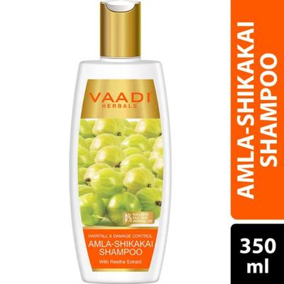 Vaadi Herbals Hairfall & Damage Control Shampoo - Amla-Shikakai 350 ml - Shampoos