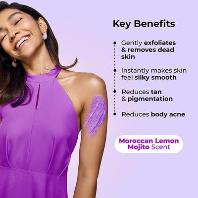 Foxtale Hula Hoop Moroccan Silk Exfoliating Body Scrub 200 gm - Scrubs & Exfoliants