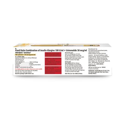 SOLIQUA SOLOSTAR Prefilled Pen 3ml - Diabetes-Ins
