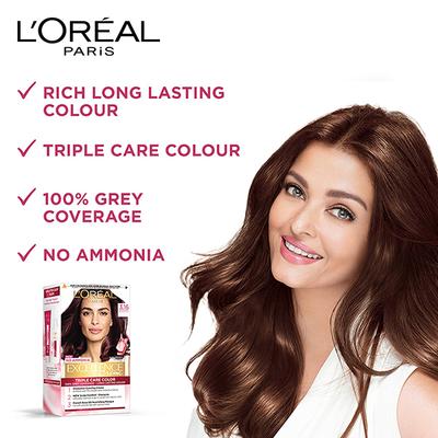 L'Oreal Paris Excellence Creme Hair Color, 3.16 Burgundy 172 Gm - Crème