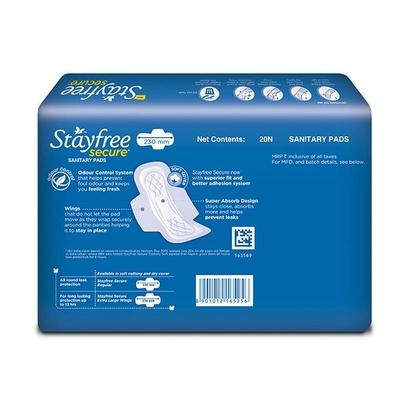 Stayfree Secure Cottony Soft 20's - Sanitary Napkins