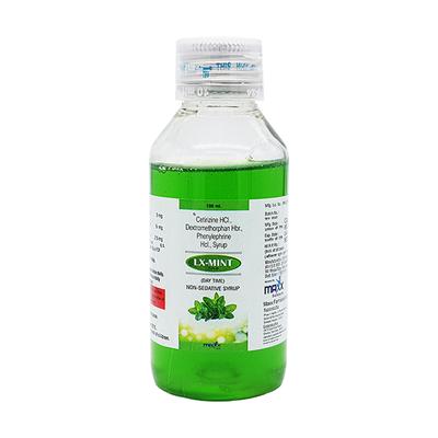 LX MINT Syrup 100ml - Allergies-Ant