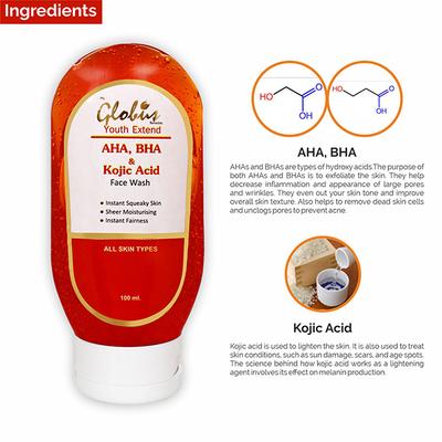 Globus Remedies Aha Face Wash 200ml 2's - Face Washes