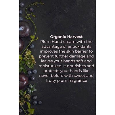 Organic Harvest Hand Cream - Plum 50 gm - Hand Creams