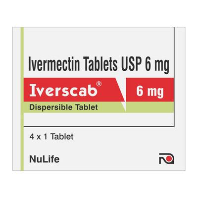 Iverscab 6mg Tablet 1's - Parasitic Worms-Ant