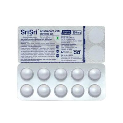 Sri Sri Tattva Atisarahara Vati 300mg Tablets 100's - Speciality Medicines