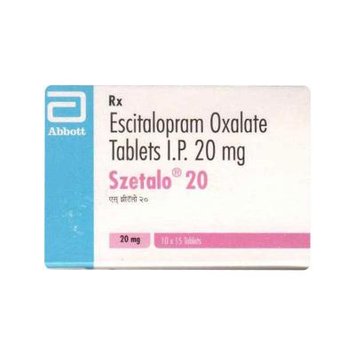 SZETALO 20 Tablet 15's - Depression-Ant
