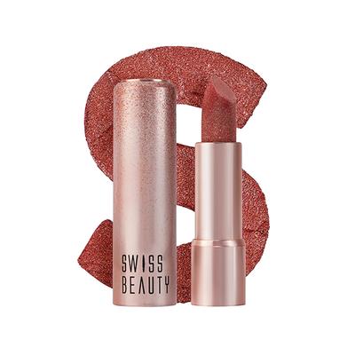 Swiss Beauty More Than Glitter Lipstick -Twinkle Copper 3 gm - Lipsticks