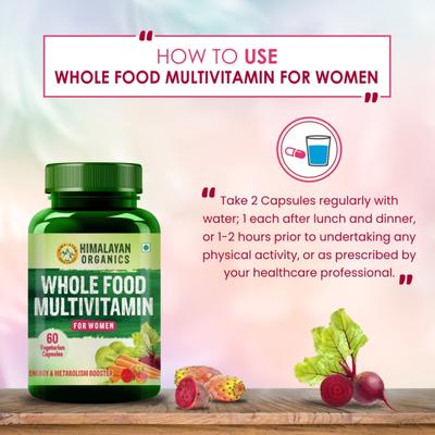 Himalayan Organics Whole Food Multivitamin Vegetarian Capsule - Women 60's - Multi-Vitamins