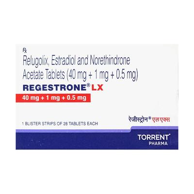 REGESTRONE LX 40+1+0.5mg Tablet 28's - Hormonal Therapy-Oes