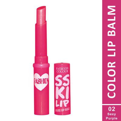 Fashion Colour Kiss Lip Balm, Purple Sexy 02 2gm - Lip Balms
