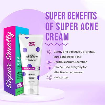 Super Smelly Super Acne Cream 50 gm - Scrubs & Exfoliants