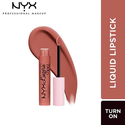 NYX Professional Makeup Lip Lingerie XXL Matte Liquid Lipstick - Turn On 4 ml - Liquid Lipsticks