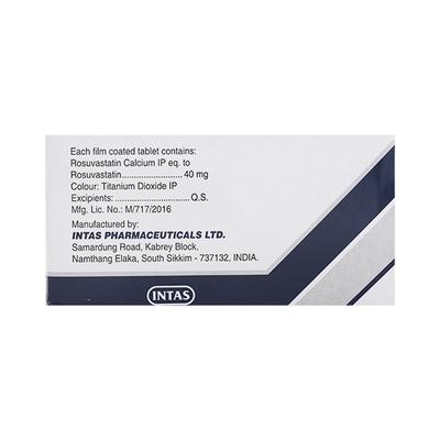 Lipitas 40mg Tablet 10'S - High Cholesterol-Dys