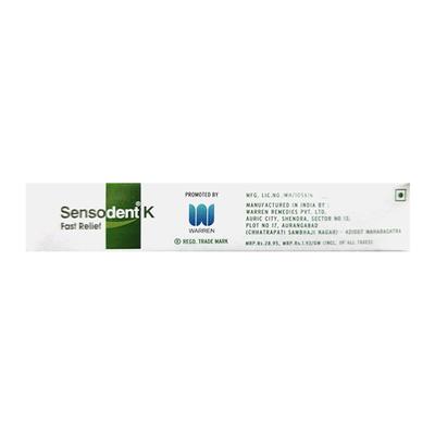 SENSODENT K FAST RELIEF Tooth Paste 15g - Oral Care - P-Mou