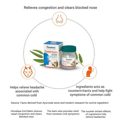 Himalaya Cold Balm Rapid Action 45 gm - Balms & Rubs
