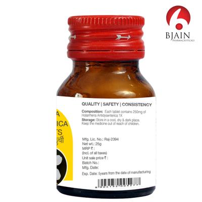 Bjain Holarrhena Antidysenterica 1X Tablets 25 gm - Bio-Chemic