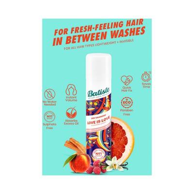 Batiste Dry Shampoo LOVE IS LOVE 200 ml - Dry Shampoos & Conditioners
