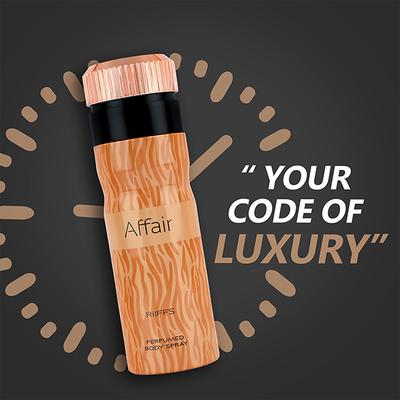 RiiFFS Affair Deodorant For Women, Perfume Body Spray 200 ml - Women Deodorants/Roll-Ons