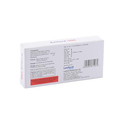 AZIFORD 500 Tablet 5's - Bacterial Infections-Mac