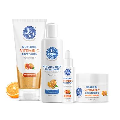 The Mom's Co. Natural Vitamin C Complete Face Care Routine Kit 1's - Scrubs & Exfoliants
