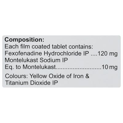 SPIROMONT F Tablet 15's - Allergies-Ant