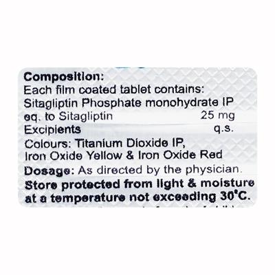 SITAVAC 25 Tablet 7's - Diabetes-Ant