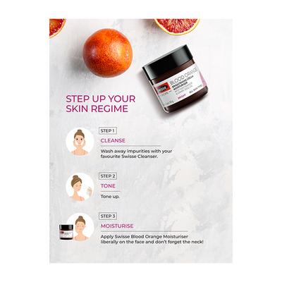 Swisse Skincare Blood Orange Brightening Cream Moisturiser 50 gm - Face Creams