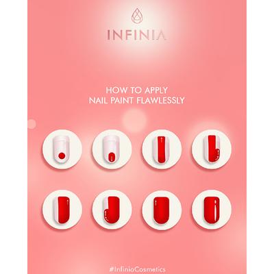 Infinia Wine Single Coat Nail Polish Umber Red 048 12 ml - Nail Polish