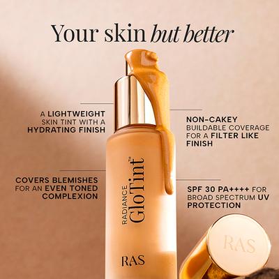 RAS Luxury Skincare Radiance Glo-Tint Serum Skin Perfector - Mahogany 30 g - Foundation