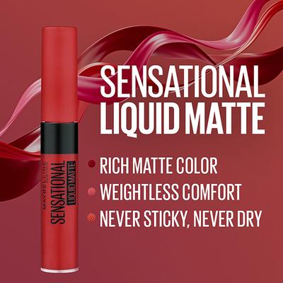 Maybelline New York Sensational Liquid Matte - Red Serenade 7 ml - Lipsticks