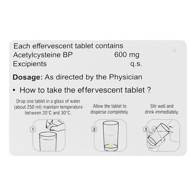 Lumenac 600mg Sugar Free Orange Flavour Tablet 10'S - Cough And Cold-Cou
