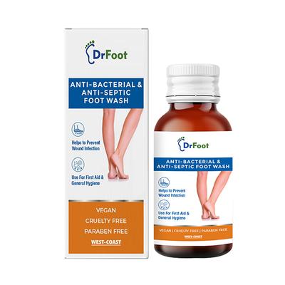 Dr Foot Antibacterial & Antiseptic Foot Wash 100 ml - Foot Creams & Lotions