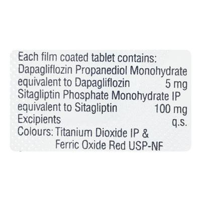 DAPAVEL S 5/100 Tablet 10's - Diabetes-Ant