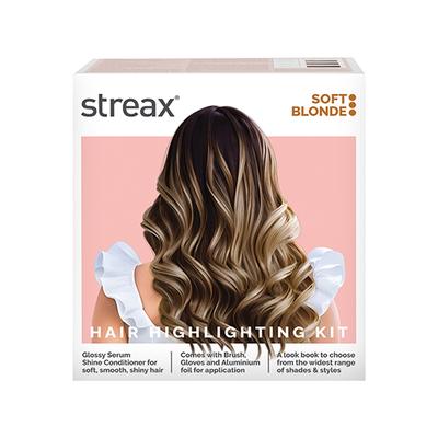 Streax Ultralights Hair Colour Highlight Kit, Blonde Hair Colour 1's - Crème