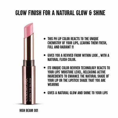 Colorbar Born To Glow Lipstick Bgl003 2.5gm - Lipsticks