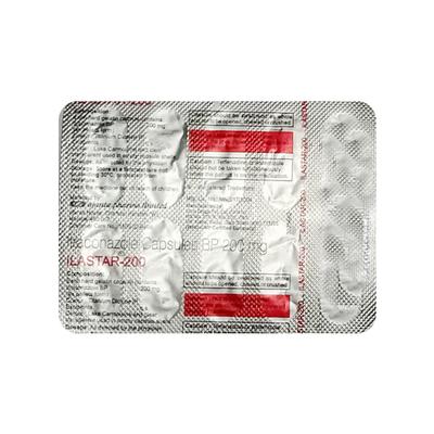 ILASTAR 200mg Capsule 10's - Fungal Infections-Anf