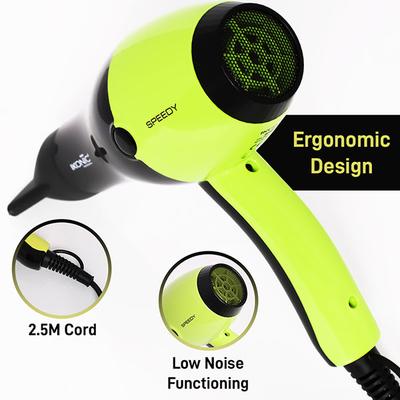 Ikonic Professional Speedy Hair Dryer - Black & Green - Hair Dryers