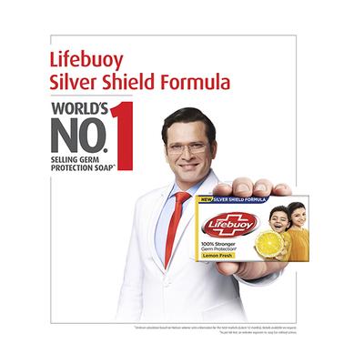 Lifebuoy Lemon Fresh Soap (Buy 5 Get 2 Free) 875 gm - Soaps