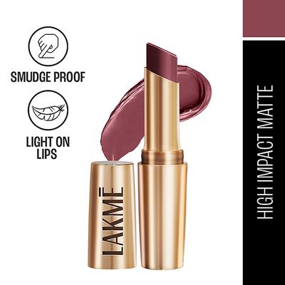 Lakme 9to5 Powerplay Priming Matte Lipstick, Lasts 16hrs, Pink Party, 3.6 gm - Lipsticks