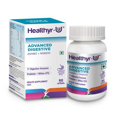 Healthyr-U Advanced Digestive Enzymes + Probiotic Tablet 60's - Digestive Health