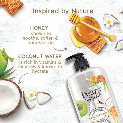 Pears Naturale Coconut Body Wash, Nourishing Skin 750 ml - Shower Gels & Body Wash