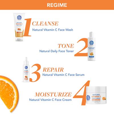 The Moms Co. Natural Advanced Vitamin C Complete Face Care Routine Kit 270 gm - Scrubs & Exfoliants