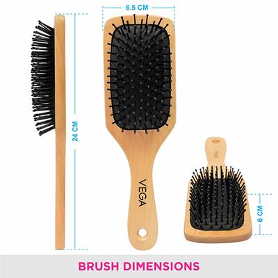 Vega Wooden Brush (E2 - Pb) - Hair Brushes