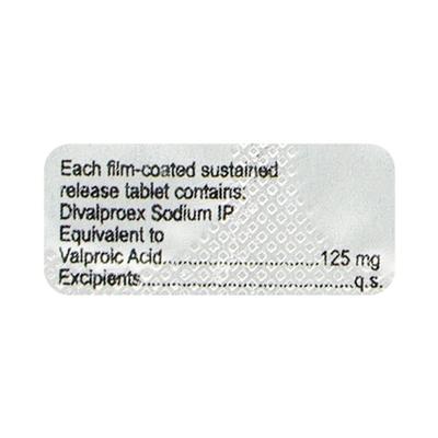 Valkem OD 125mg Tablet 10'S - Epilepsy/Convulsion-Ant