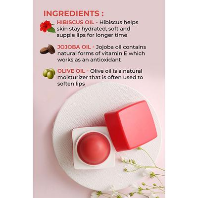 Organic Harvest Red Lip Balm(Hibiscus) 10 gm - Lip Balms