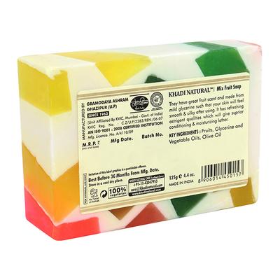 KHADI NATURAL MIX FRUIT SOAP 125 gm - Soaps